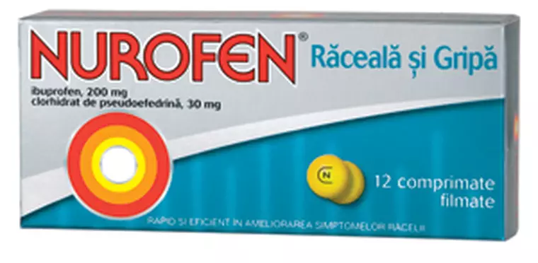 Nurofen raceala si gripa