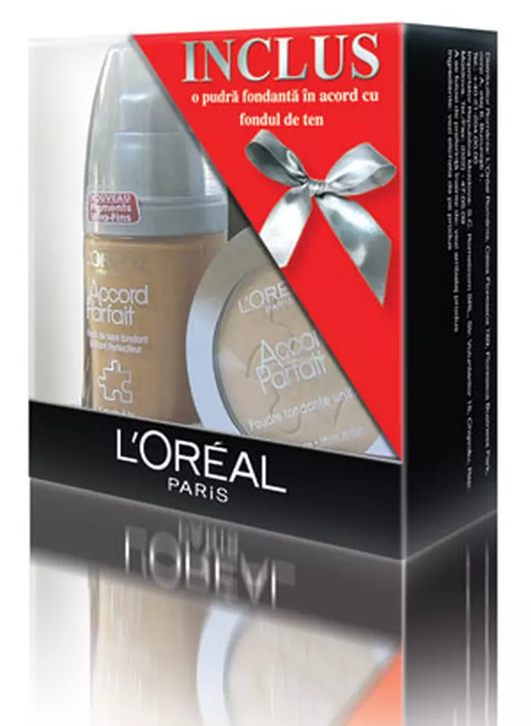 Fondul de ten si pudra Accord Parfait in oferta speciala