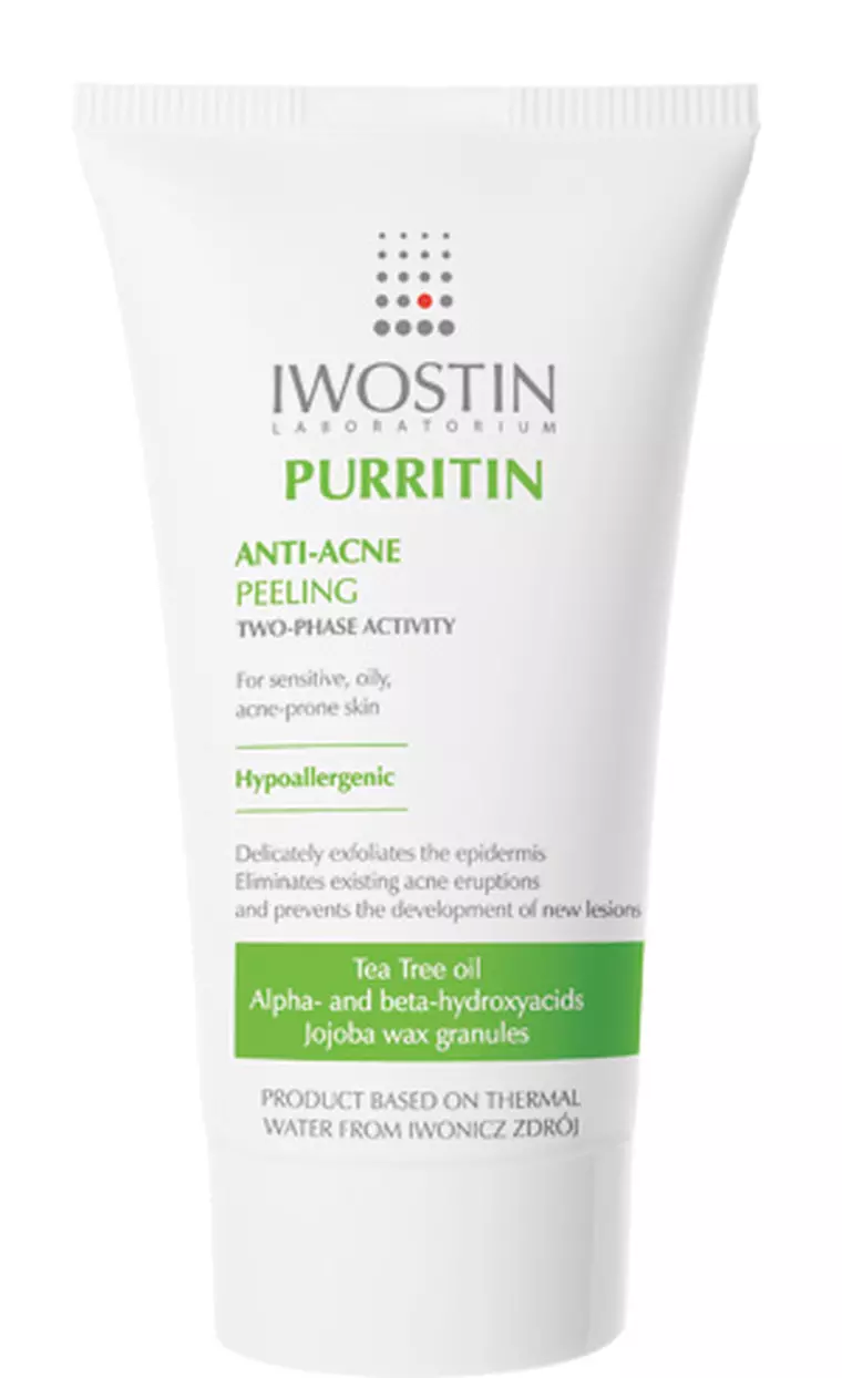 Gelul peeling trisferic pentru spalare Iwostin Purritin