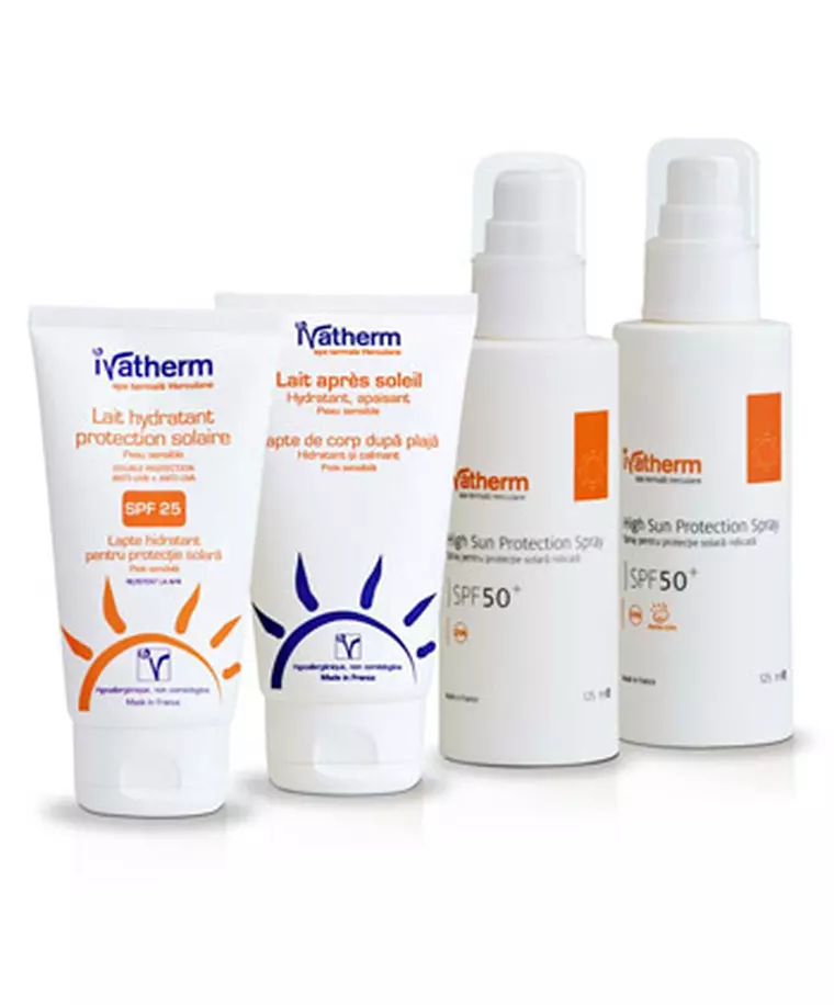 Ivatherm produse de protectie solara cu SPF mediu si ridicat