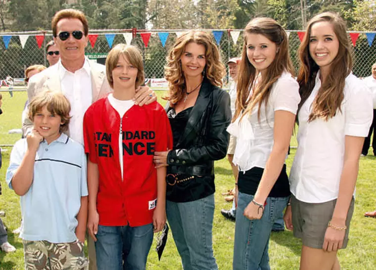 Arnold Schwarzenegger, familie