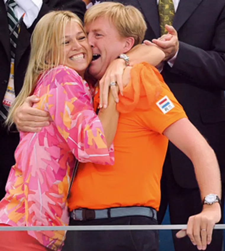printesa Maxima a Olandei, printul Willem-Alexander al Olandei