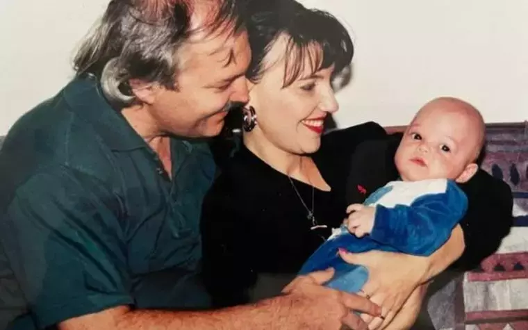 Marina Almășan, Victor Socaciu și fiul lor