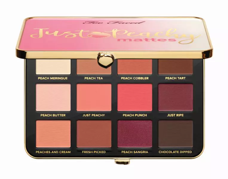 Paletă de farduri, Too Faced, Just Peachy Mattes, 198 lei, exclusiv Sephora