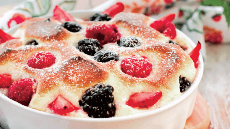 Clafoutis cu mure
