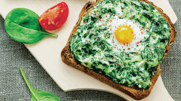 Aperitiv rapid cu spanac