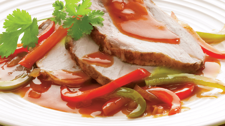 Friptura cu sos de ardei