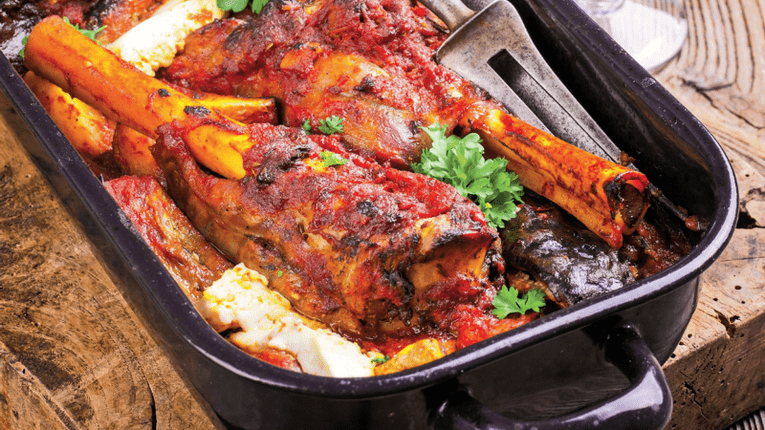 Miel cu vinete la cuptor