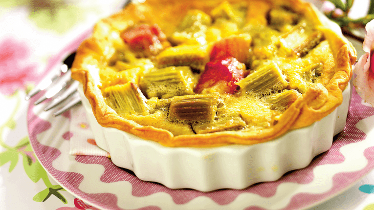 Prajitura cu rubarba