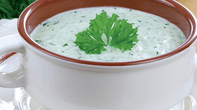 Supa rece de dovlecei