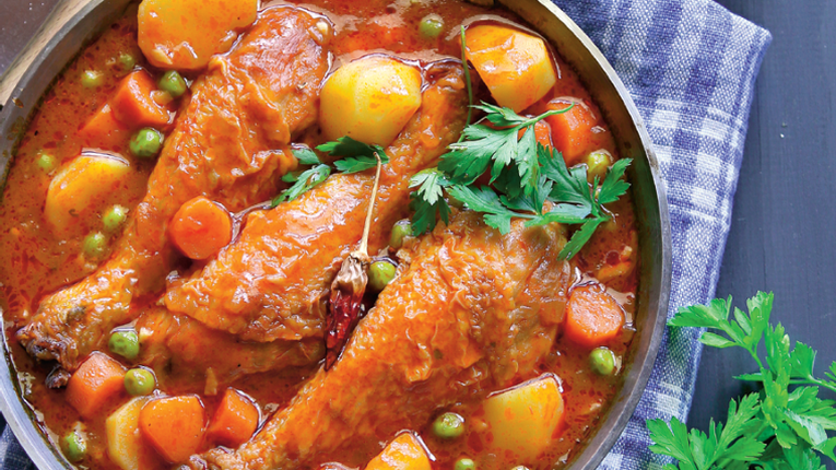 Tocana de mazare cu pui