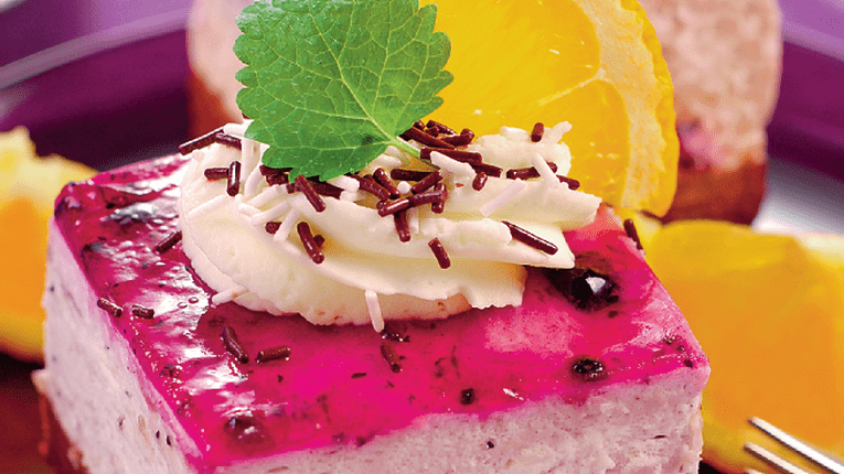 Prajitura cu spuma de afine