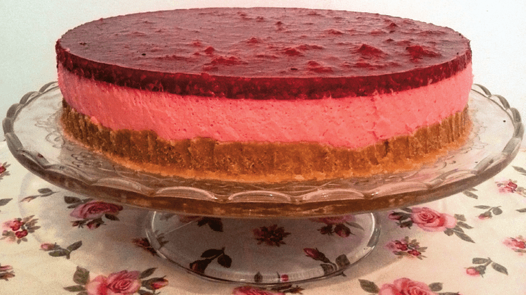 Cheesecake cu zmeura