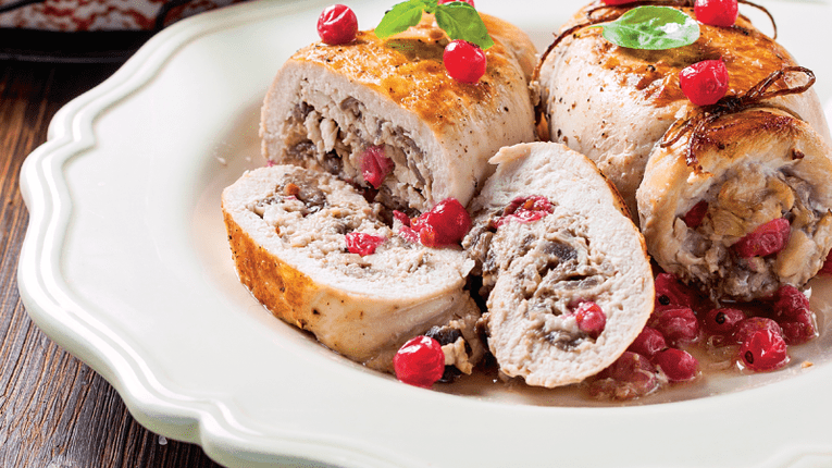 Piept de pui cu ciuperci