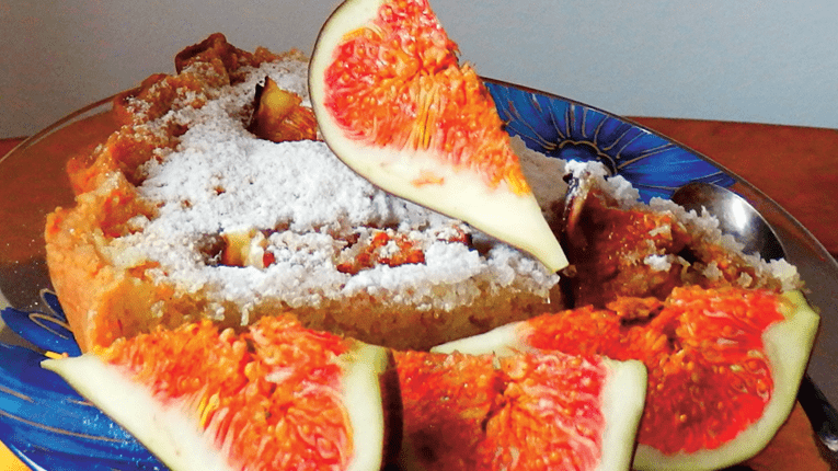 Tarta cu smochine si cocos