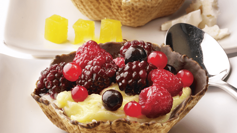 Cosulete cu crema de vanilie