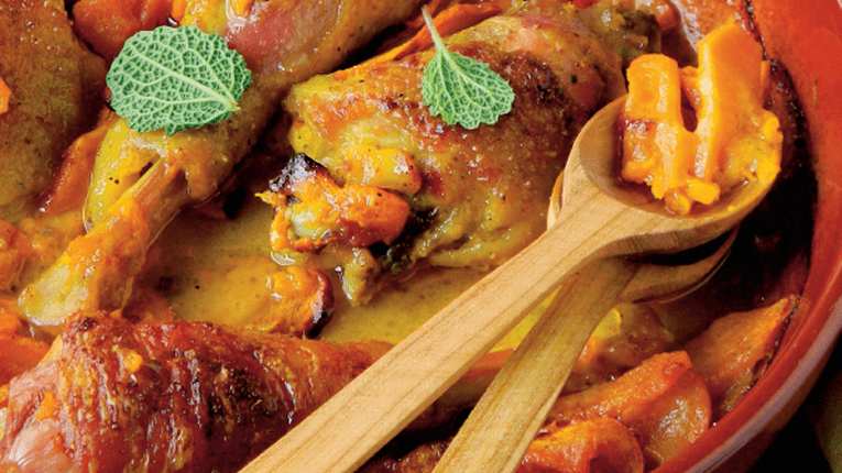 Friptura de pui cu dovleac