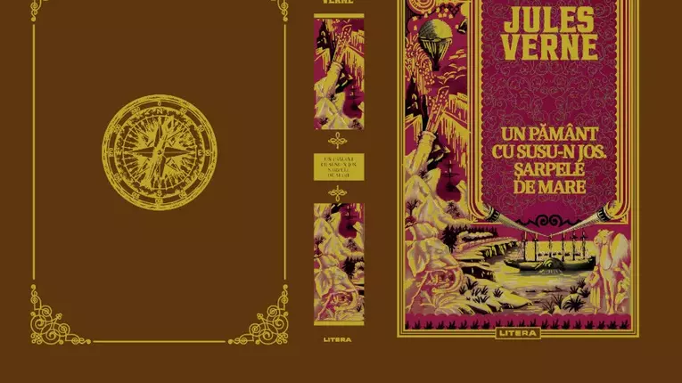 ”Un pământ cu susu-n jos. Șarpele de mare”, din colecția Jules Verne, două povestiri fantastice, cu final neașteptat