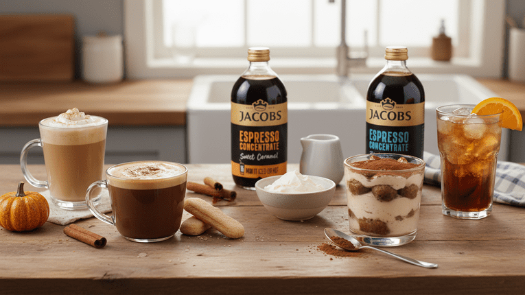 5 rețete ușoare de toamnă cu Jacobs Espresso Concentrat (plus una pentru cei cărora le e dor de vară)