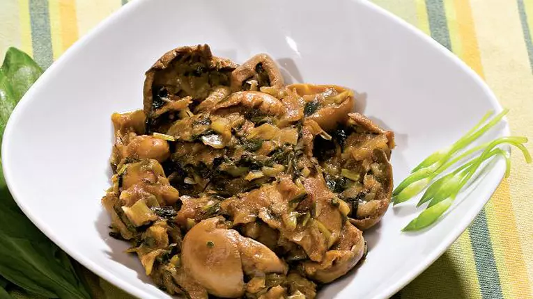 Ciuperci de pădure cu leurdă