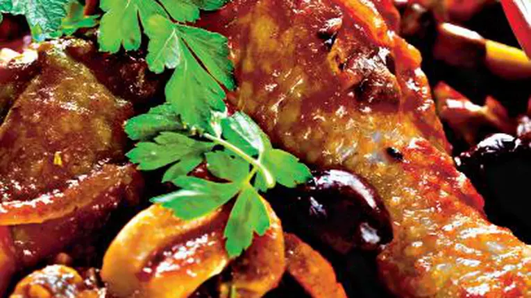 Copane cu sos de măsline şi ciuperci