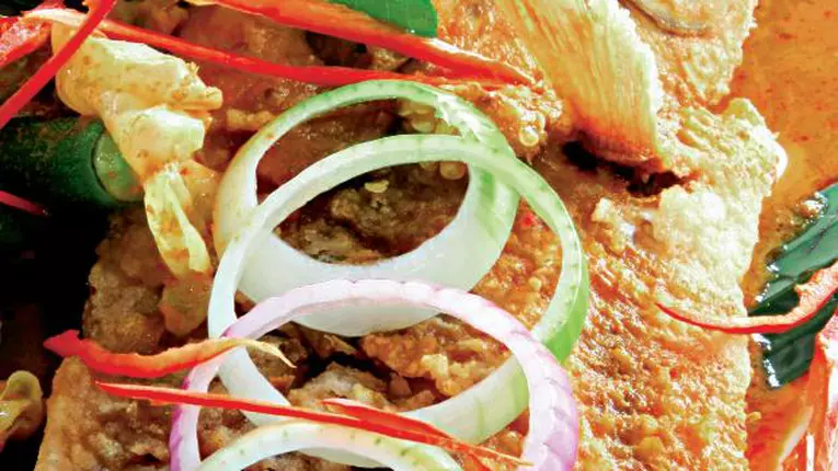 Crap cu sos de ardei