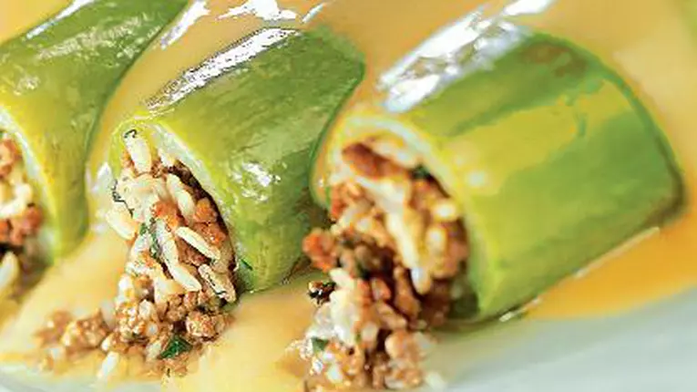 Dovlecei cu sos de smântână