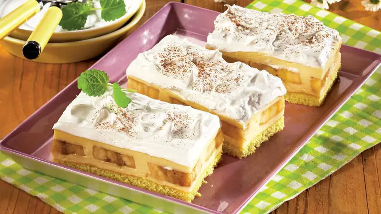 Prăjitură cu banane