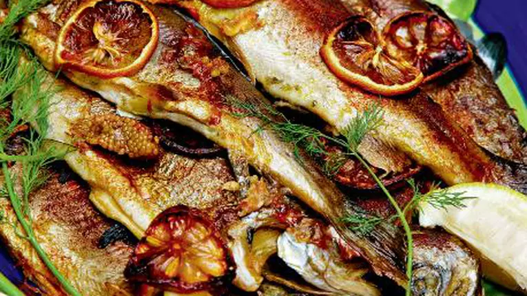 Păstrăvi la grătar