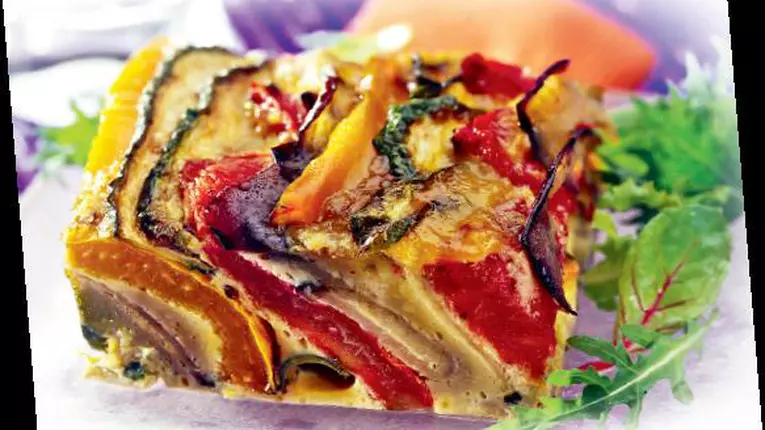 Sufle de legume “Arlechin”