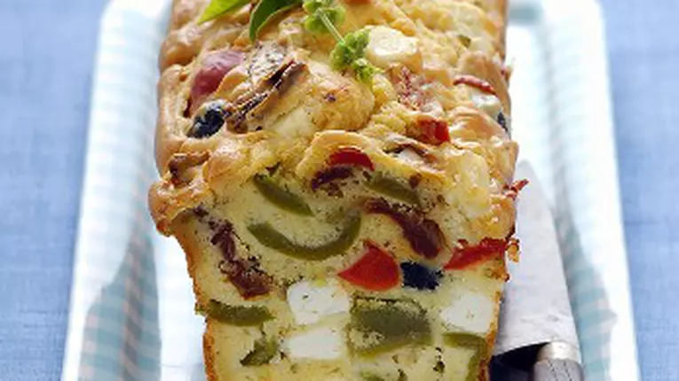 Chec cu legume şi brânză