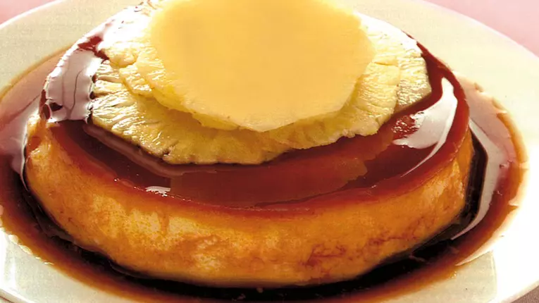 Cremă de zahăr ars cu ananas