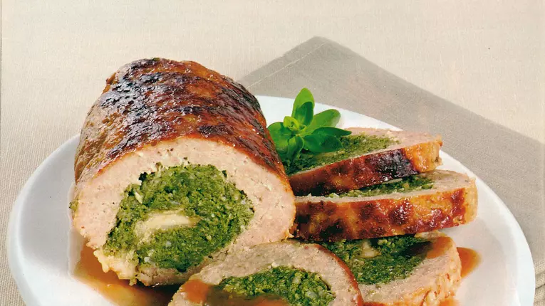 Ruladă de miel cu spanac