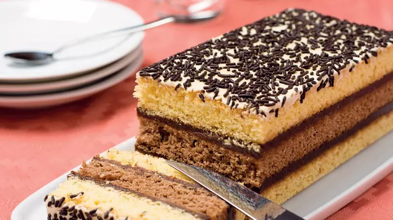 Minitort cu cremă de ciocolată