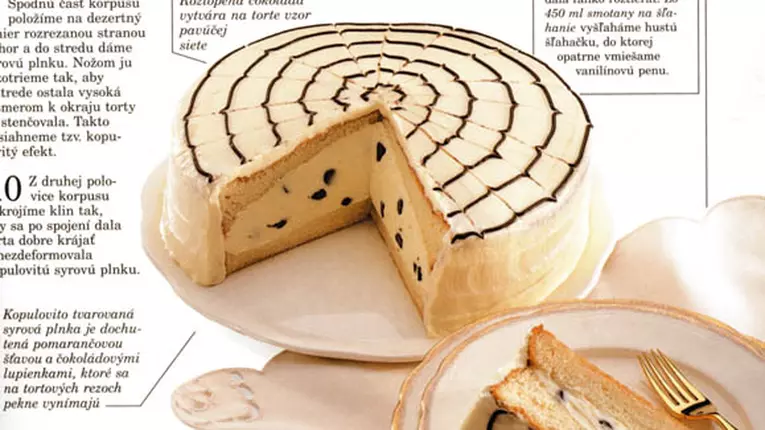 Tort cu portocale şi brânză