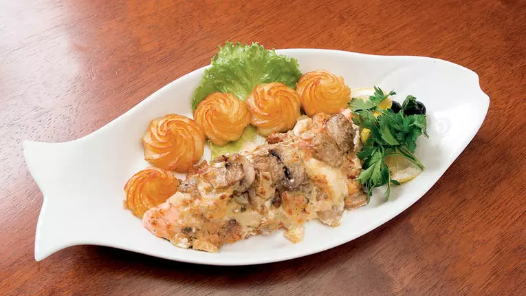 Salată de şalău cu cartofi