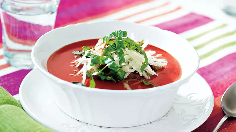 Supă cremă de roşii