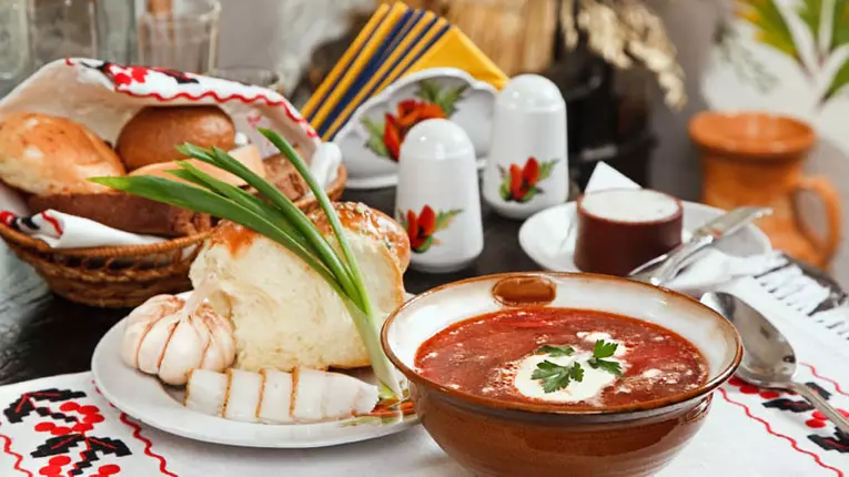 Borş cu smântână ca în Bucovina