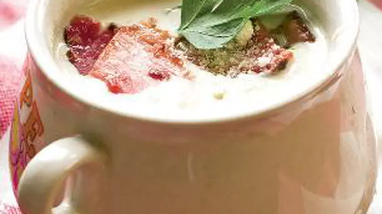 Cremă de dovlecel cu borş