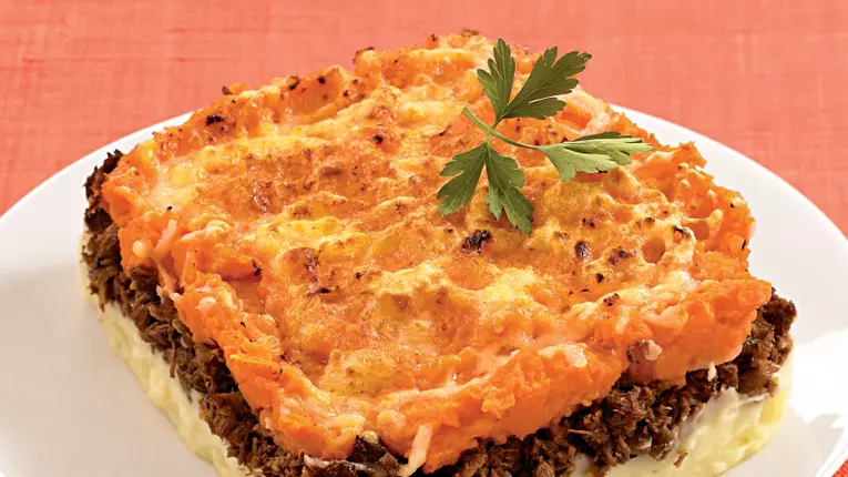 Plăcinta ciobanului cu morcov