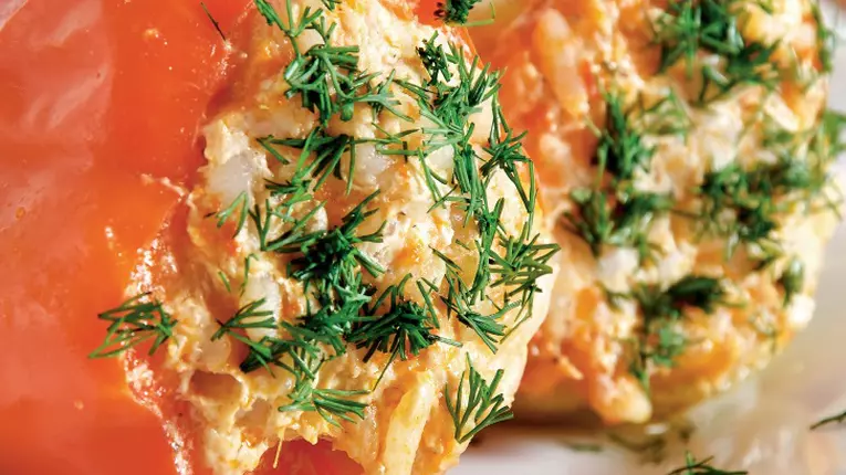 Ardei umpluţi cu urdă