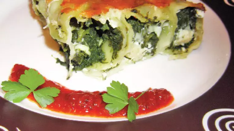 Cannelloni cu spanac