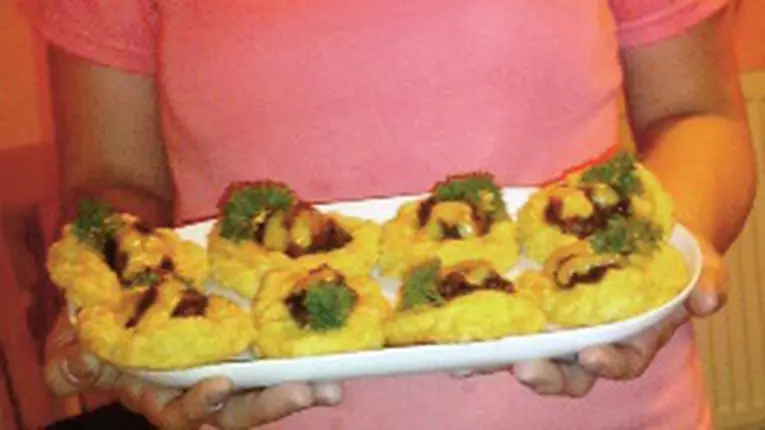 Coșulețe cu ciuperci