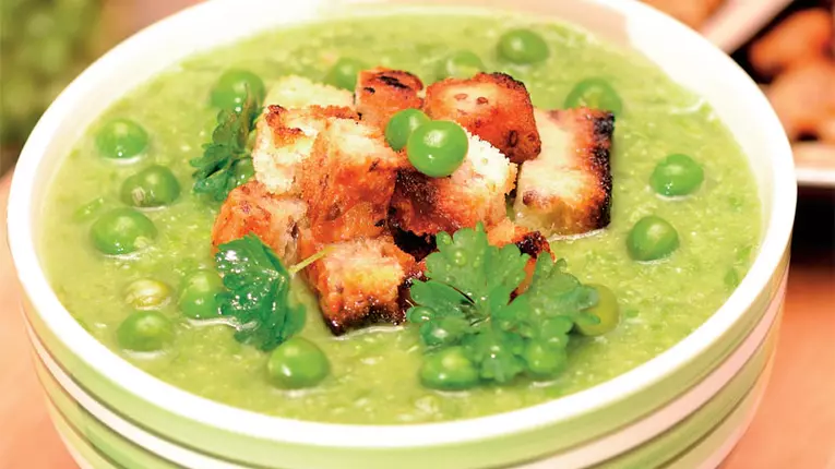 Supă de mazăre de post