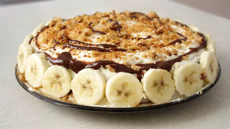 Prăjitură cu banane fără cuptor