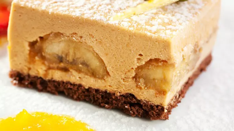 Prăjitură cu cremă de banane