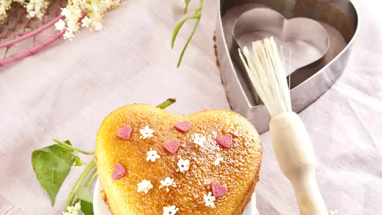 Cheesecake de flori de soc