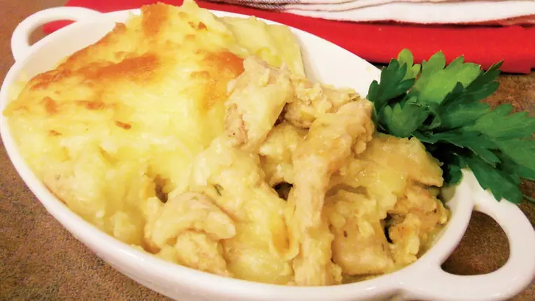 Placinta cu piure auriu