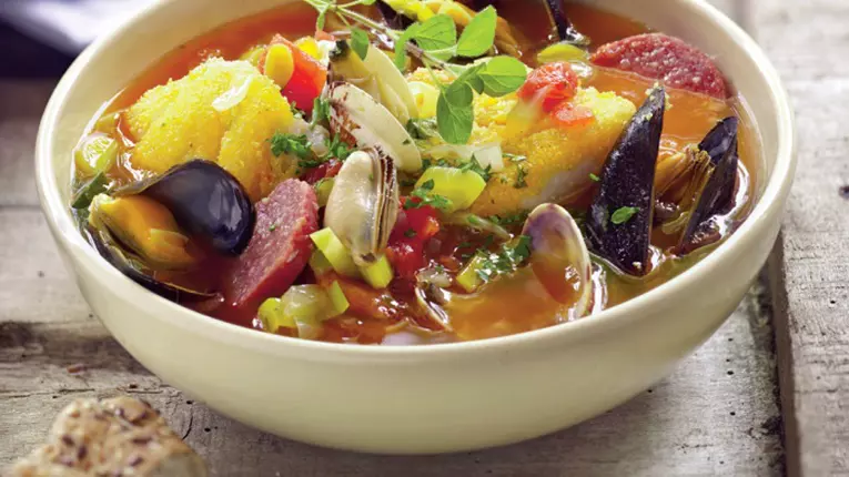 Supa de fructe de mare