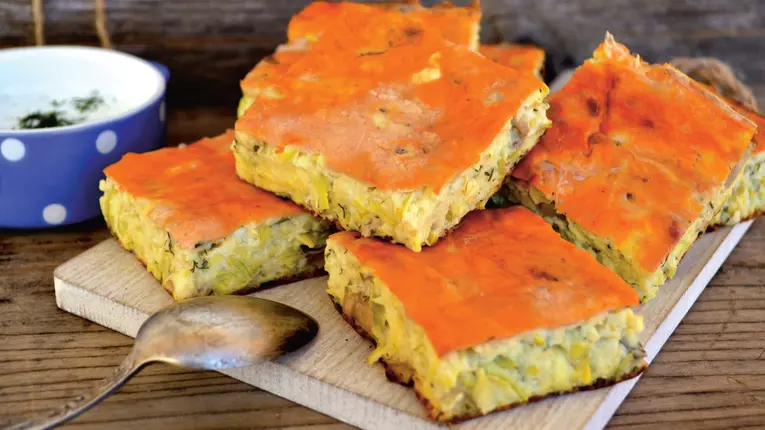 Budinca de dovlecei cu branza